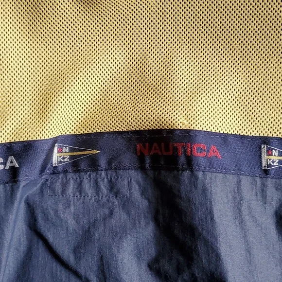 Vintage Lightweight Nautica Jacket in classic red/blue/yellow w/hood XL EUC - Picture 5 of 5